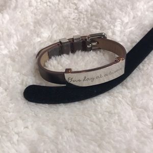 RUSTIC CUFF “ONE DAY AT A TIME” BRACELET